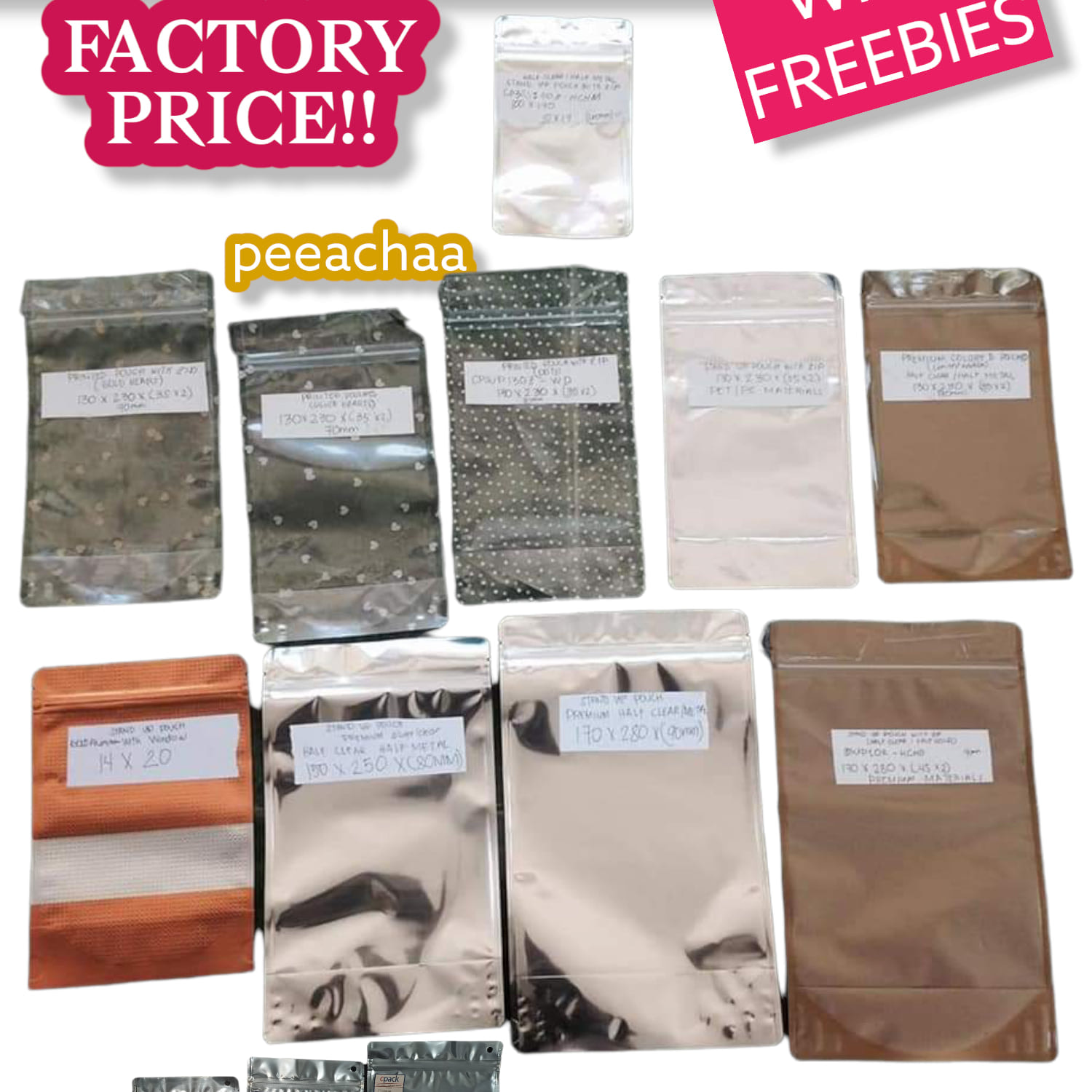 CPACK Stand up pouch with ziplock dealer