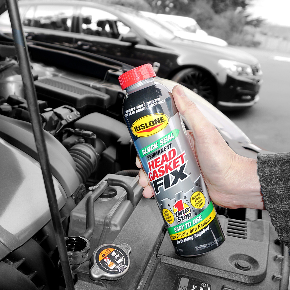 If your engine's coolant is leaking due to a blown head gasket