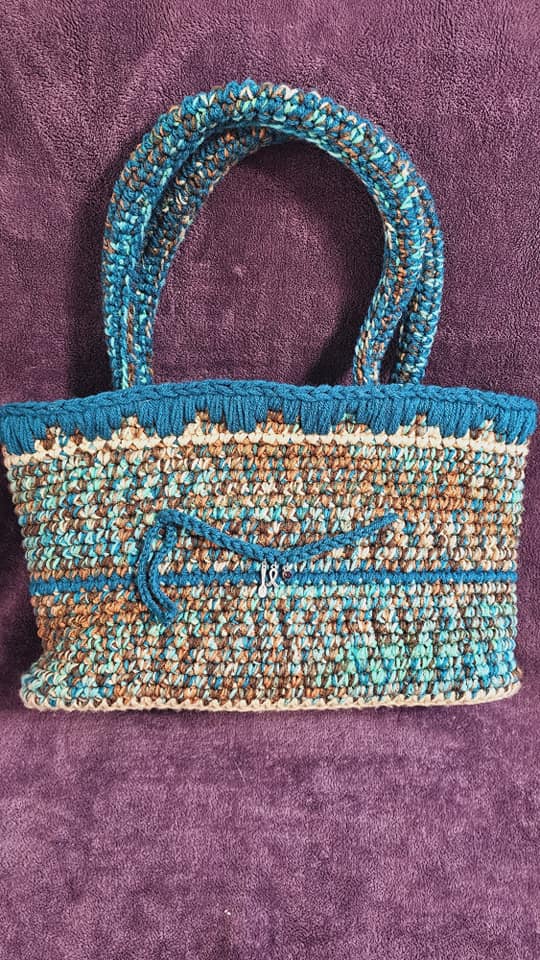 Hope For My 2 Breast Cancer Tote Bag - Reusable Canvas Shopping Bag, Natural & Eco-Friendly