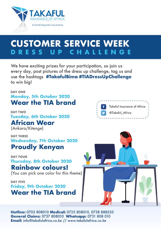 Day 4 Customer Service Week Takaful Insurance Of Africa Facebook