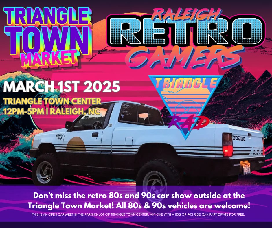 TriangleRAD at the Raleigh Retro Gamers Triangle Town Market
