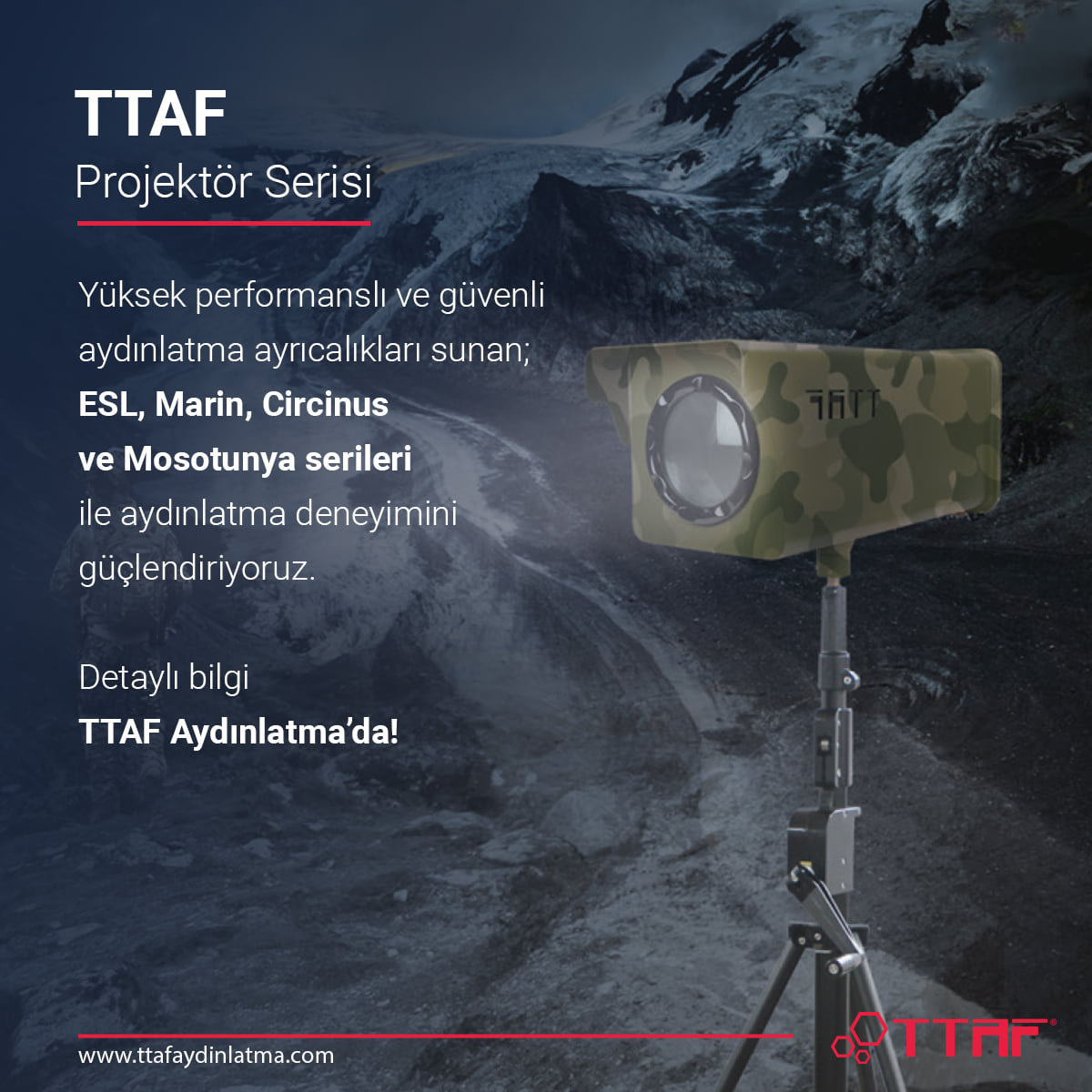 TTAF Elektronik - TTAF Projektör serisi ve çok daha...