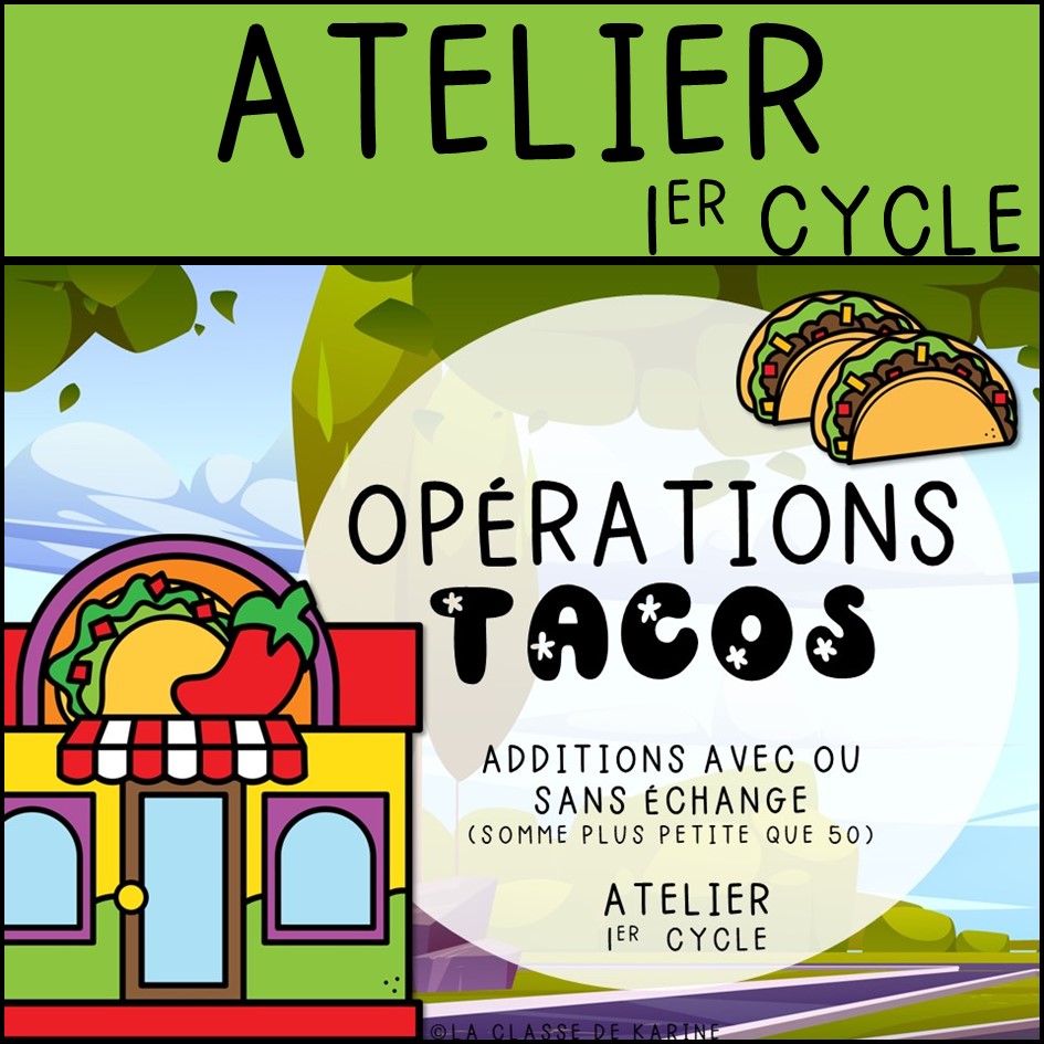🌮 2 nouveaux ateliers - 1er et 2e... - La classe de Karine | Facebook