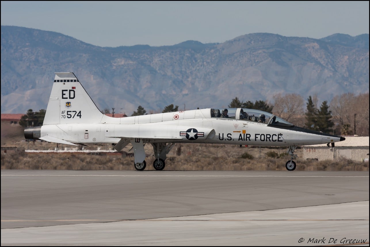 T-38a aircraft at Edwards AFB