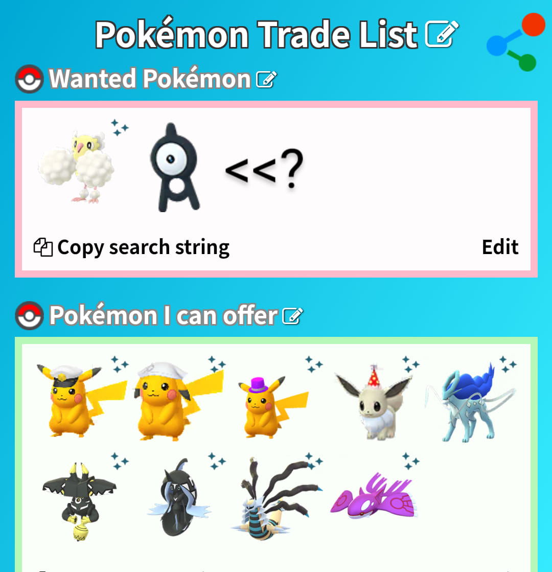 Help to finish Unown badge in Pokémon Go