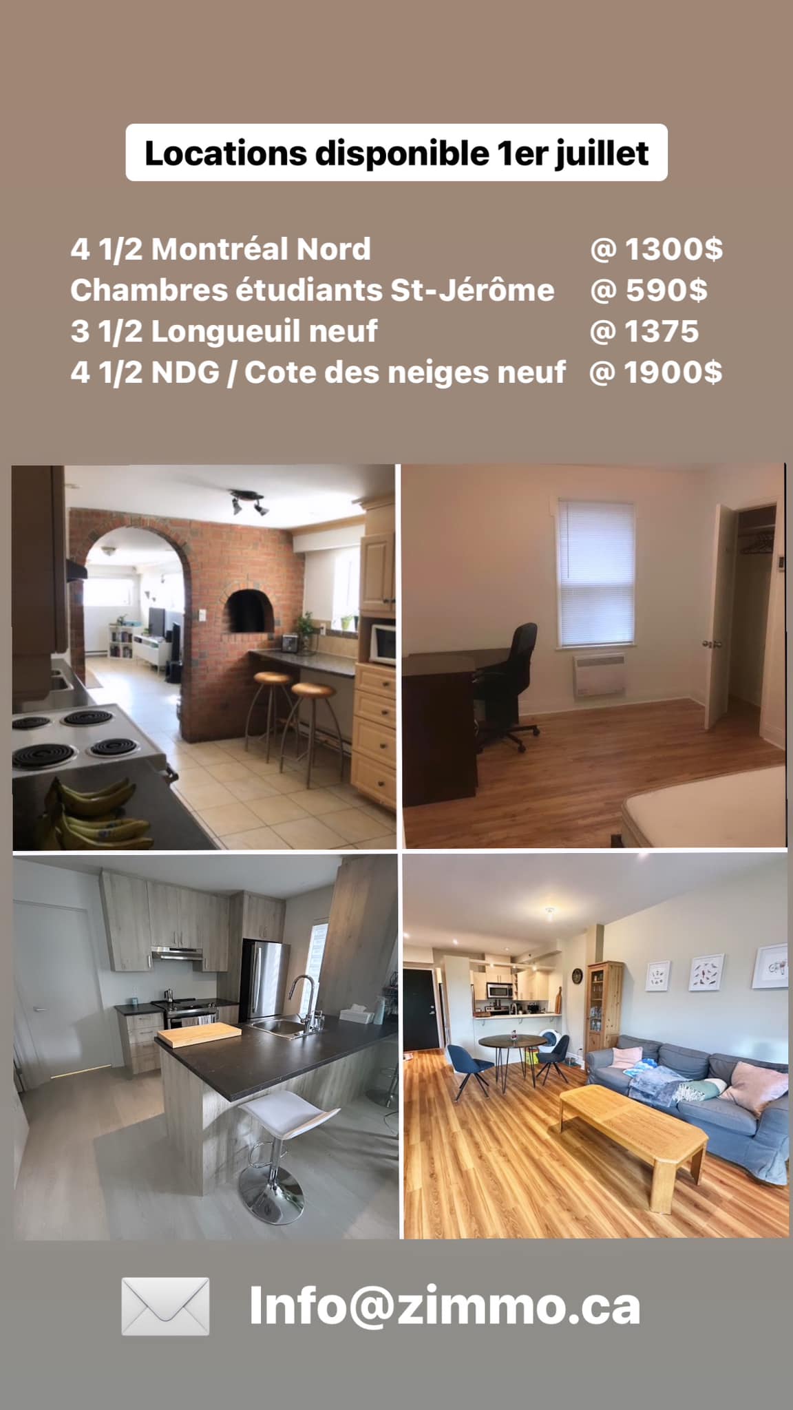 Zimmo Gestion Immobilière Inc. | Montreal QC