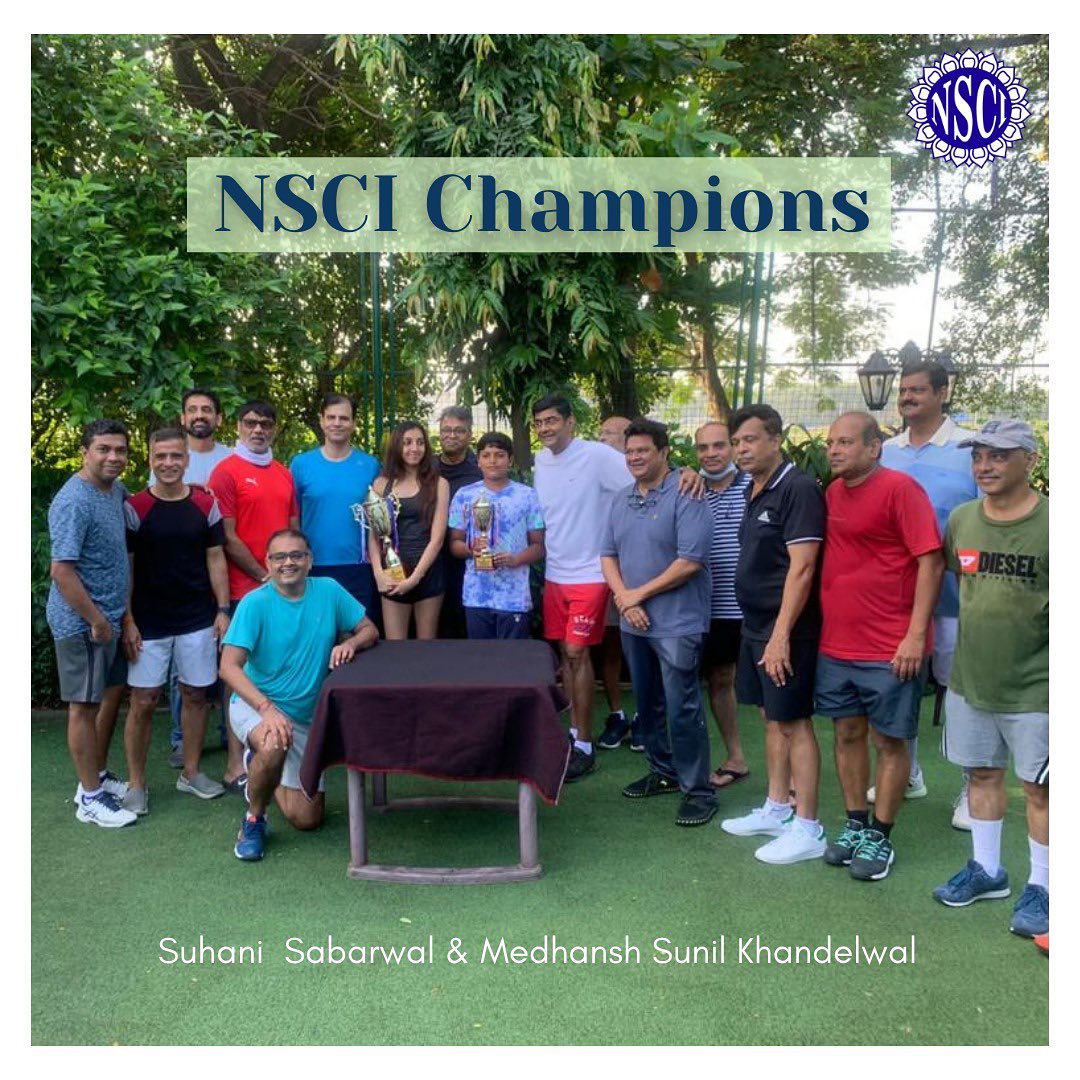 NSCI Mumbai - NSCI felicitation for our Tennis Champions!... | Facebook