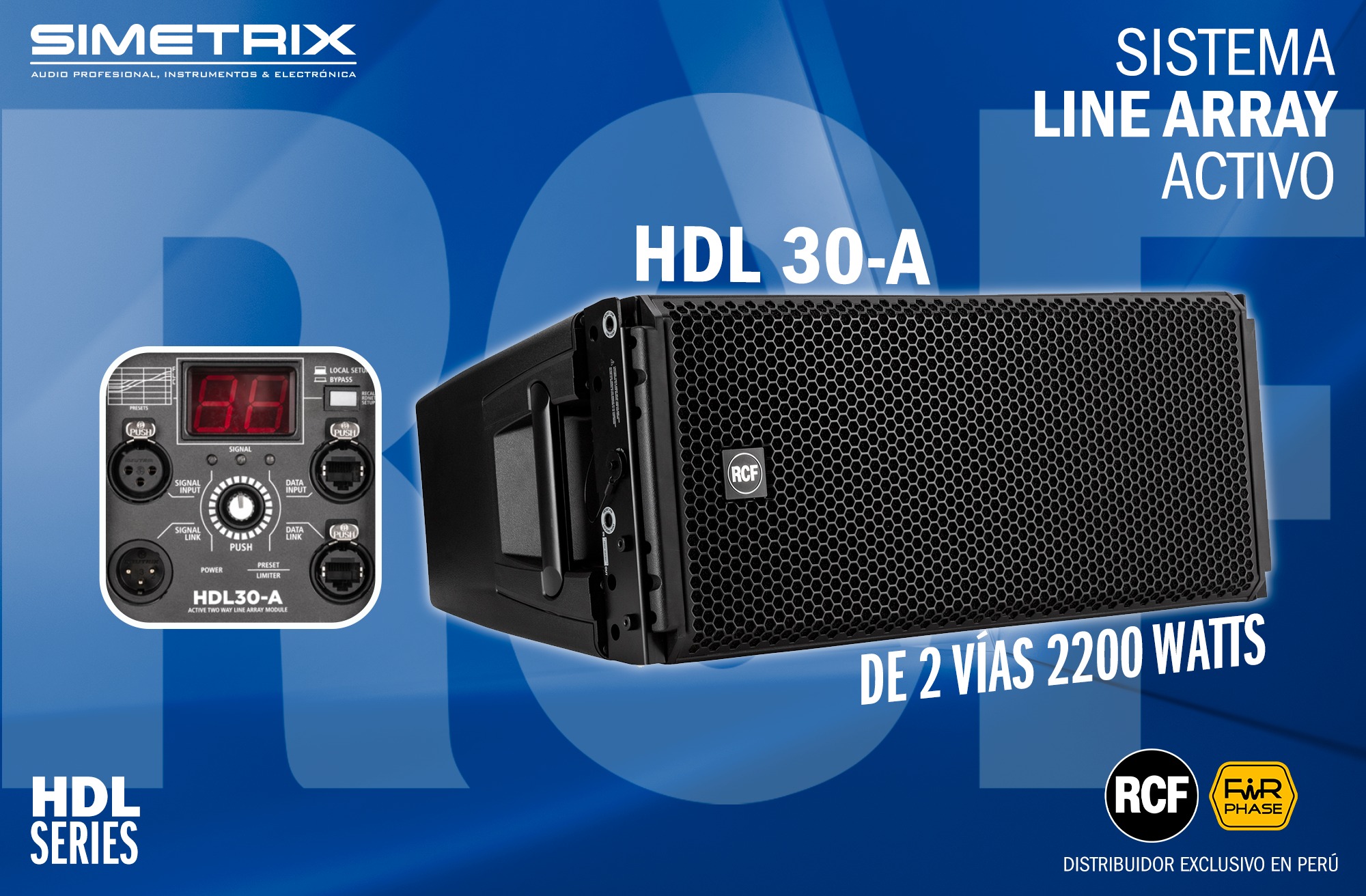 Simetrix Perú - Sistema profesional Line Array HDL 30-A de...