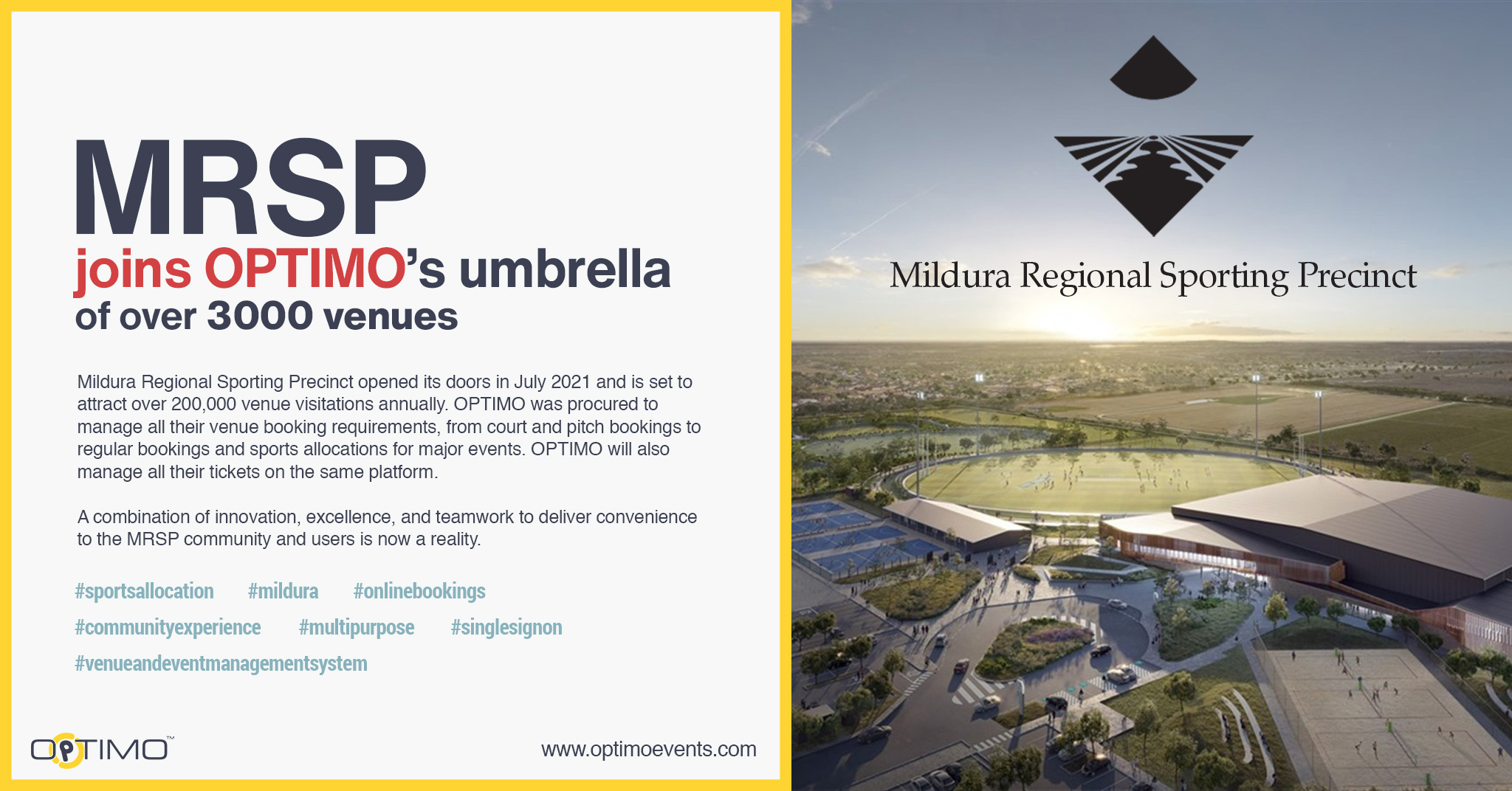 OptimoGov - Huge Congratulations to Mildura Regional Sporting Precinct ...