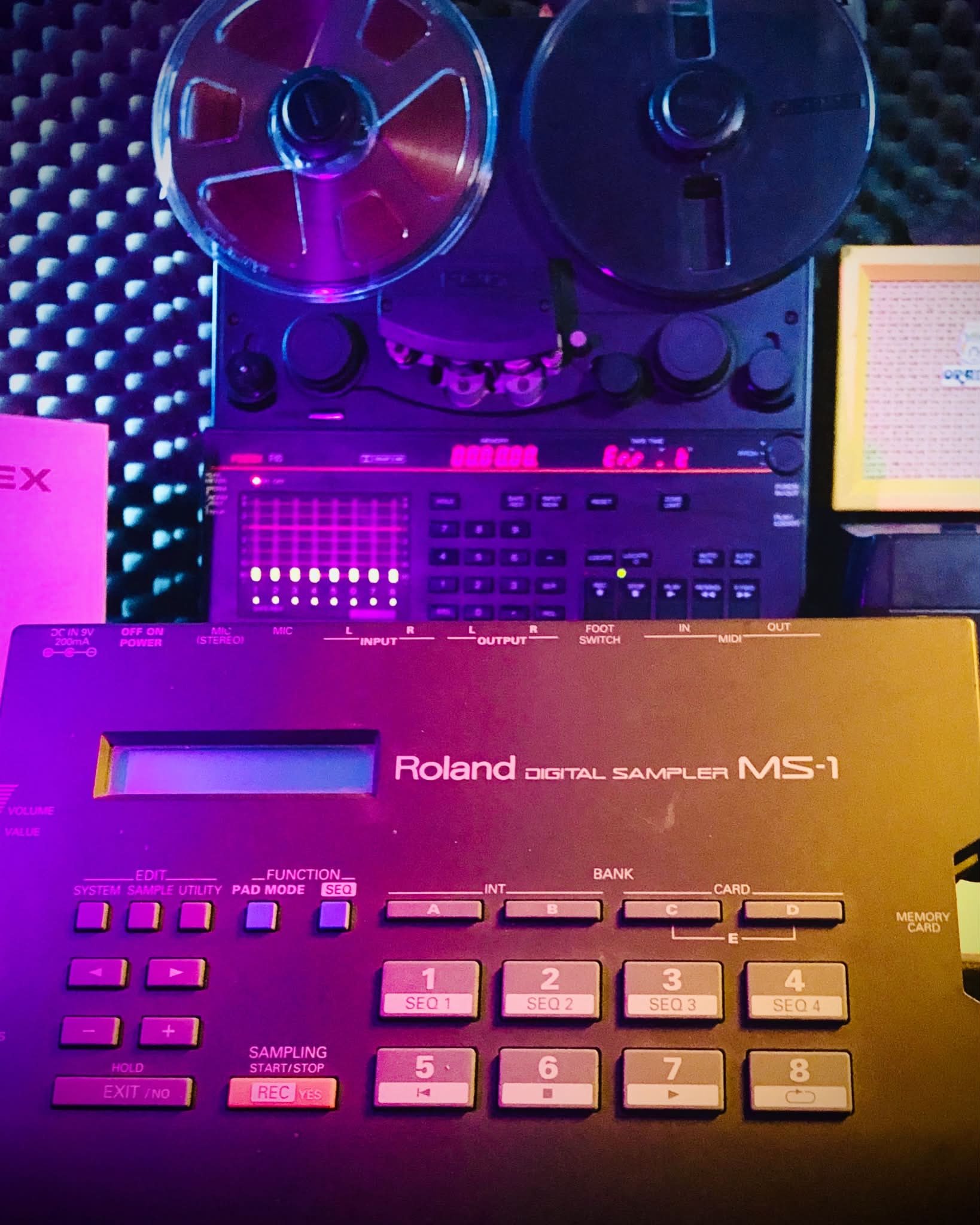 Roland MS-1 Digital Sampler for music production and recording
