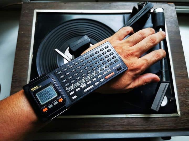 激レアSEIKO DATAGRAPH2001 /腕コンデジアナdata2000 The Seiko Data-2000 from 1984
