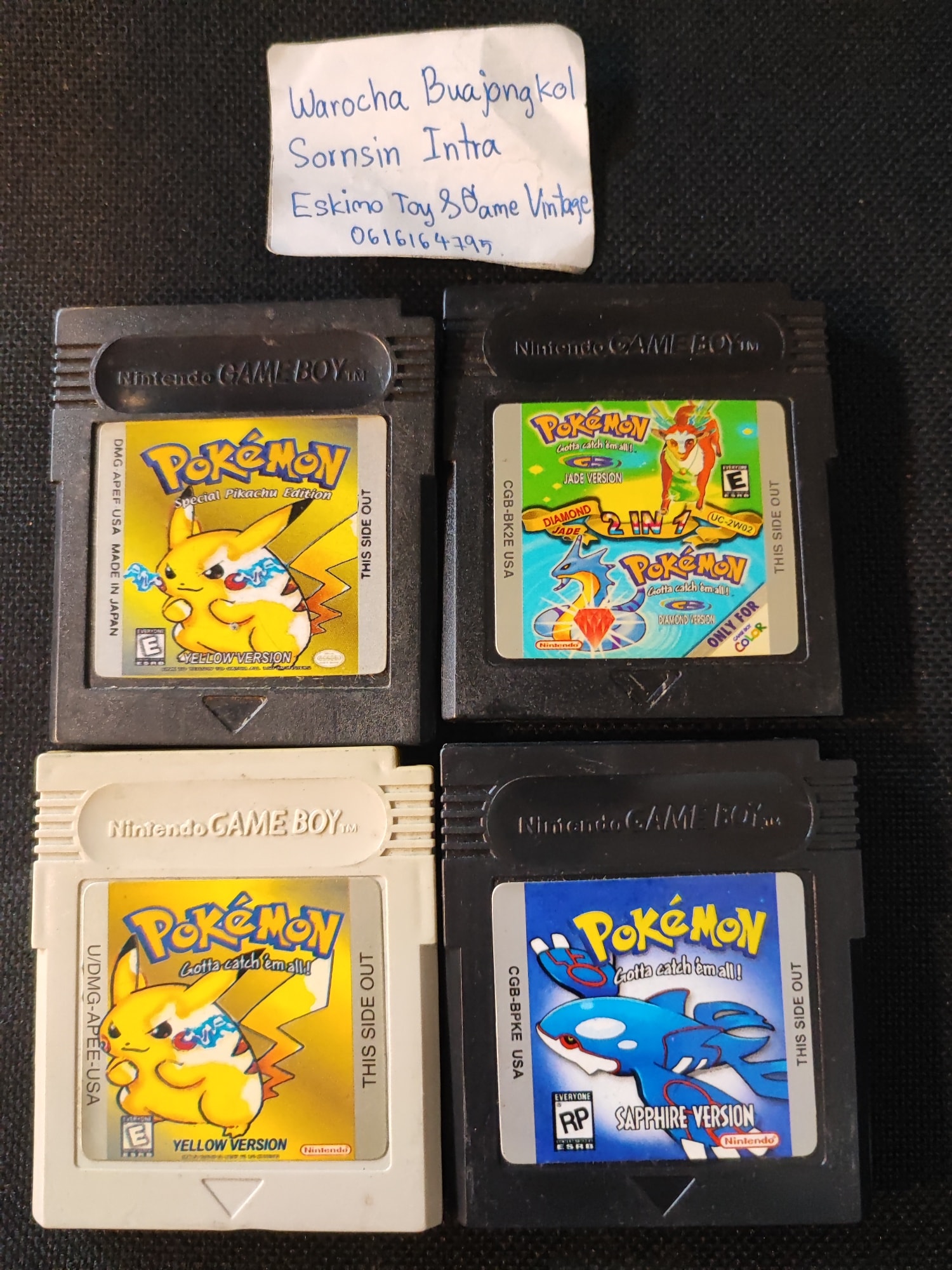 ขายตลับ Gb, Gbc Pokemon ตลับล่ะ 150... - Eskimo Game Vintage | Facebook