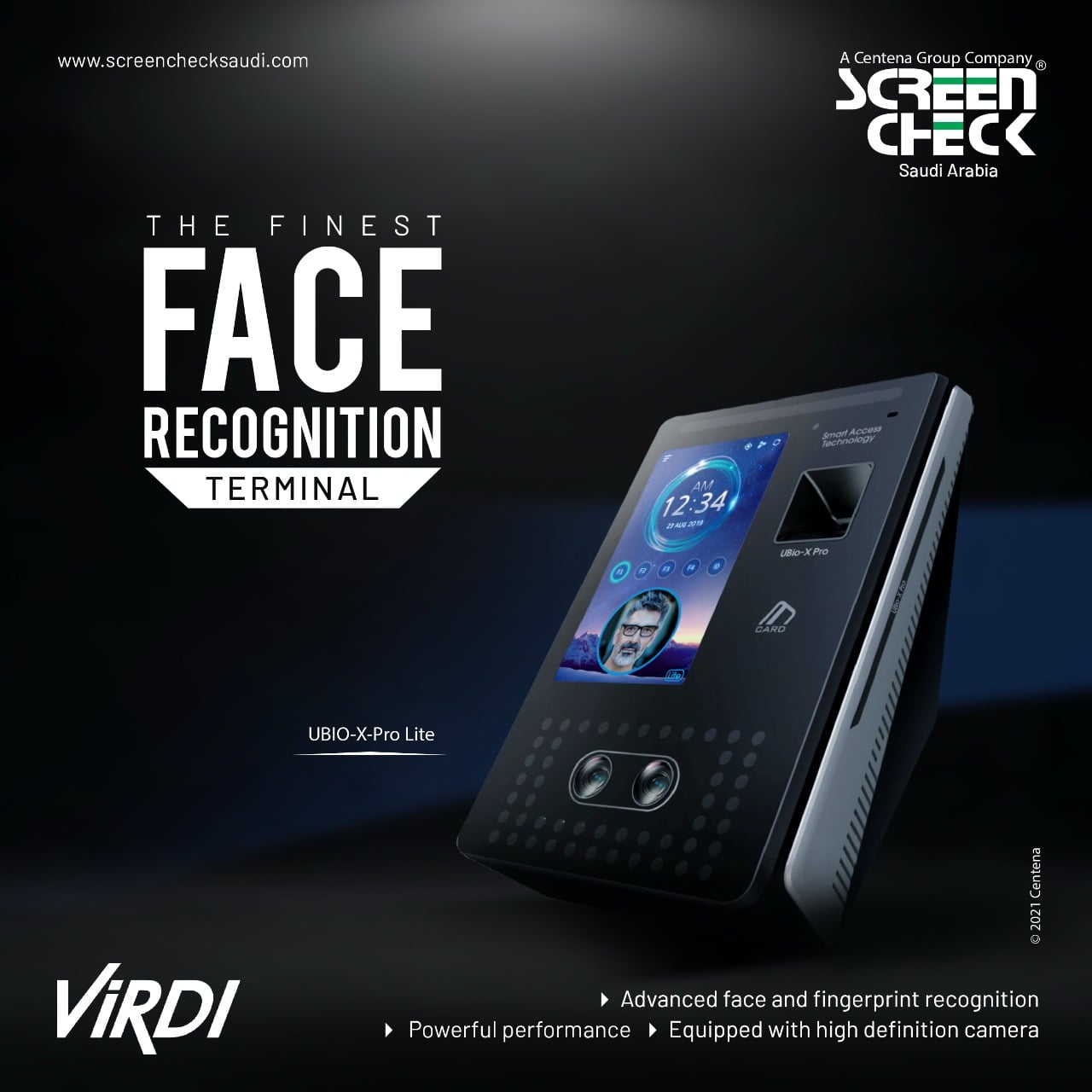 The Finest Face Recognition Terminal -... - ScreenCheck Saudi | Facebook