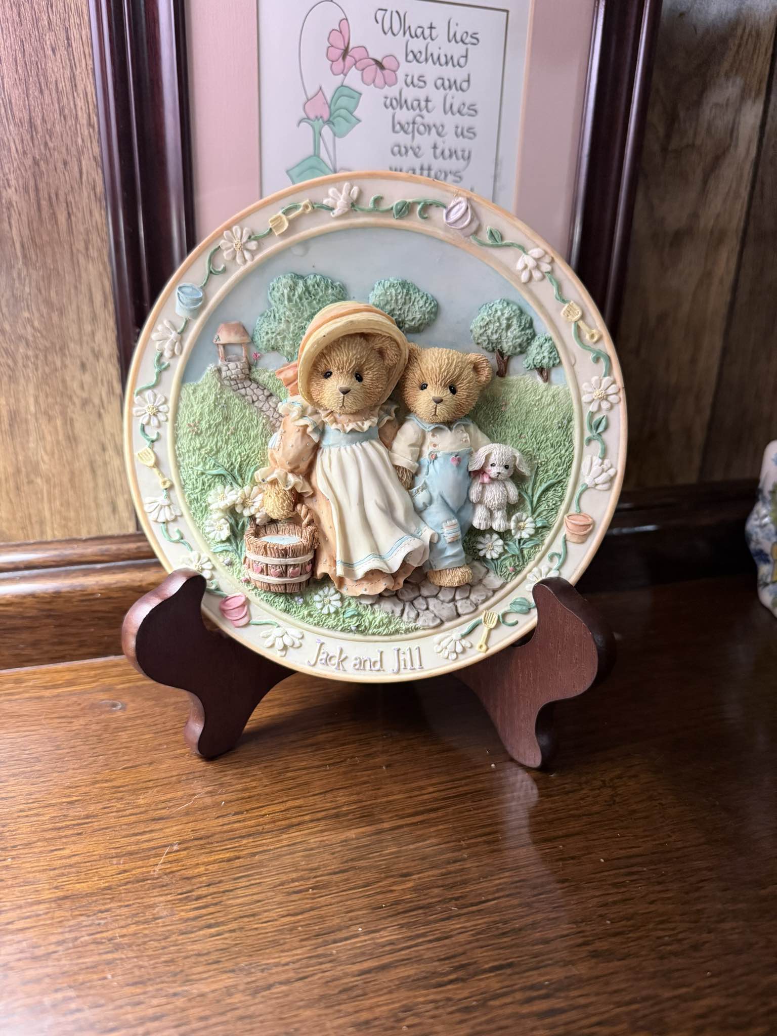 Teddy bears are so back and this plate is an adorable addition for