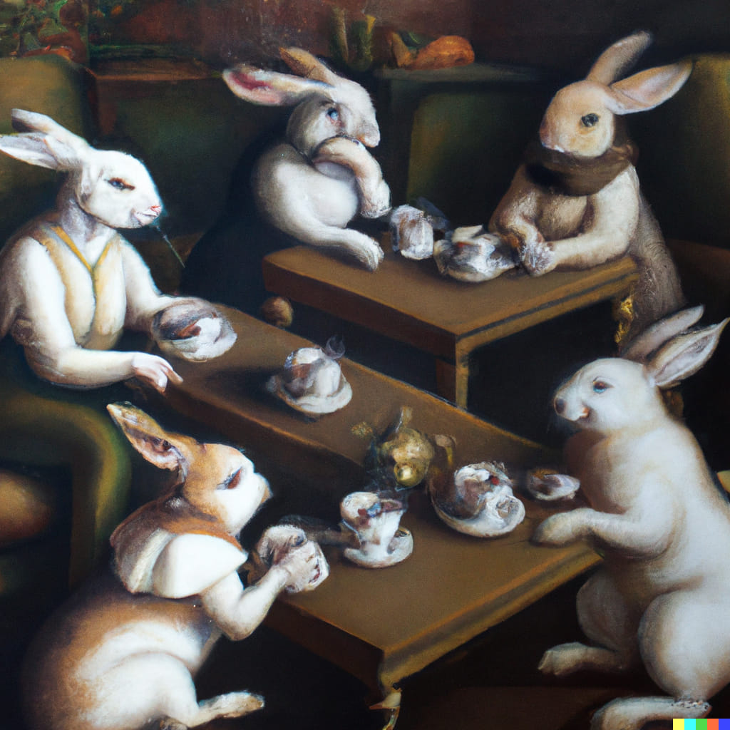 Sadie Lovington Nibblesworth's Home for Wayward Rabbits and Tea Parlor