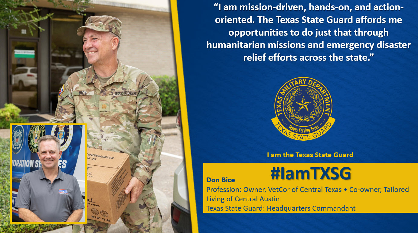 Don Bice is the owner of VetCor of... - Texas State Guard | Facebook