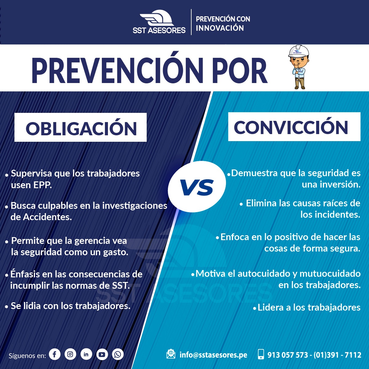 SST Asesores - 🧐 Conoce en este post las diferencias entre... | Facebook