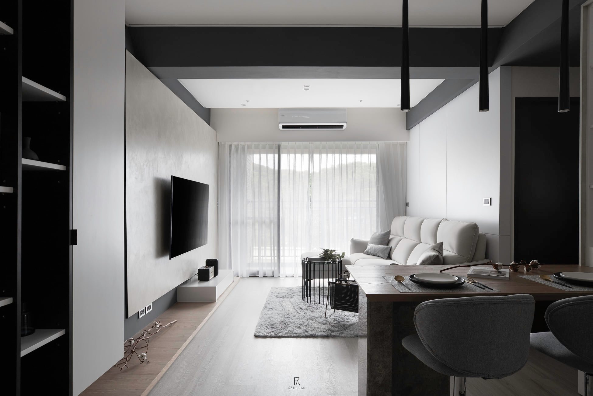 住宅空間 | 構線的執見 執著 場域和品味的交融... - 睿利設計 Rz Interior Design