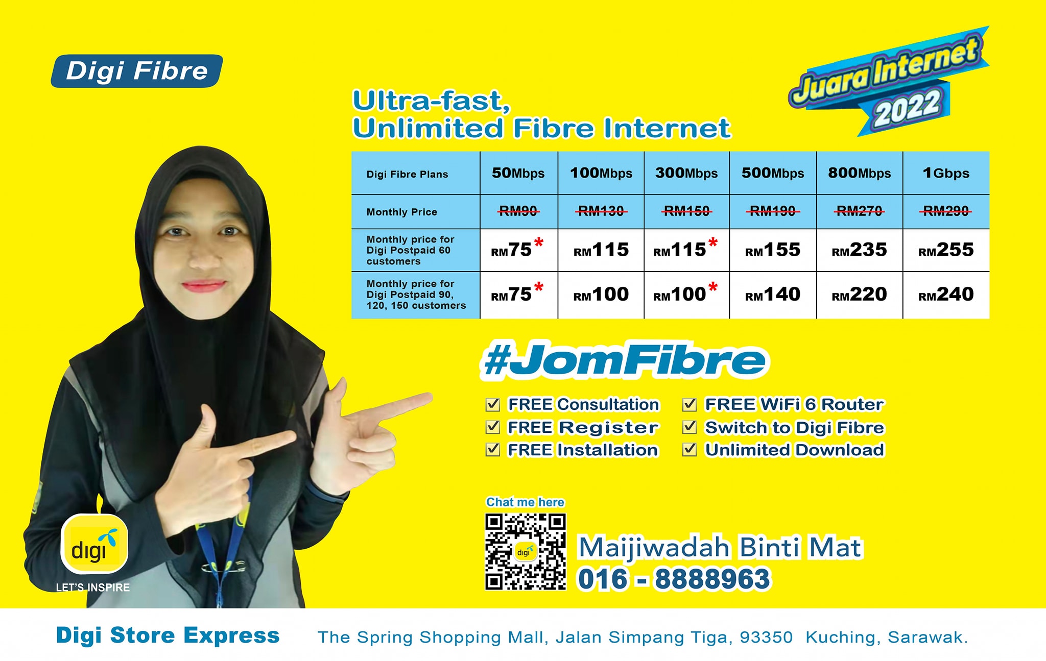 The all-new Digi Fibre... - Digi Store Express Lite Serian | Facebook
