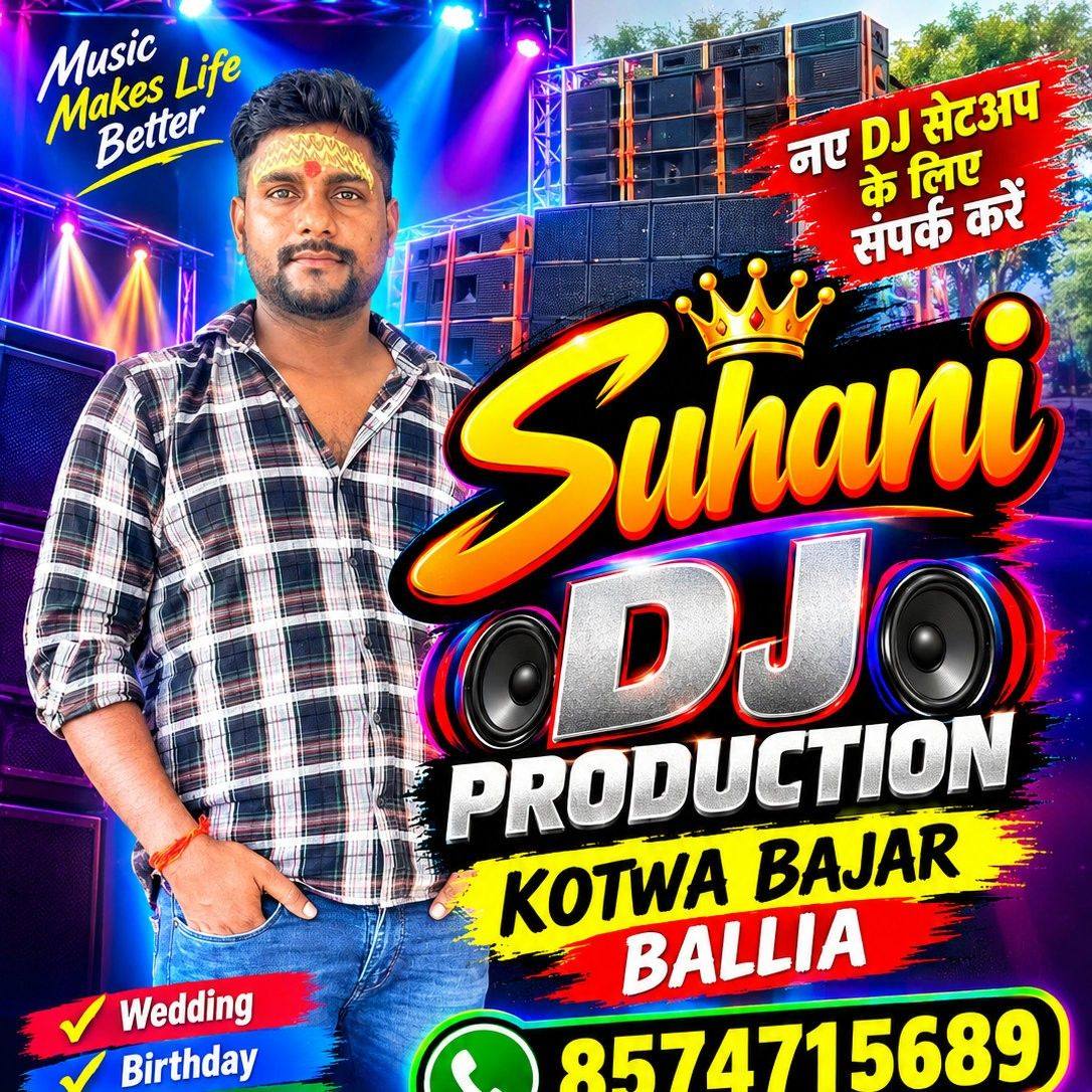 Suhani dj production Ballia 8574715689 #djlife #trendingreels #viral # ...