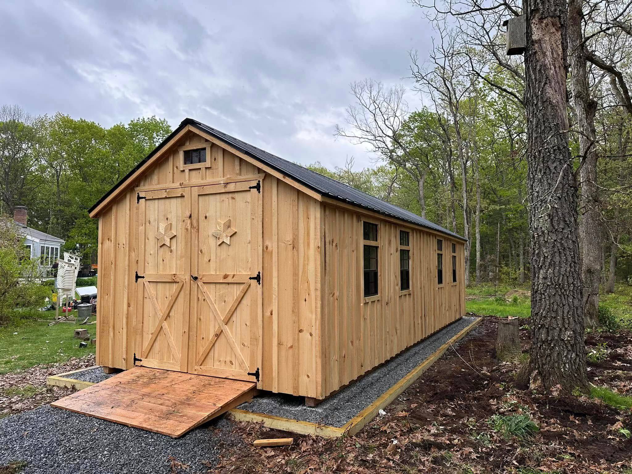 12' x 30' Board Batten shed with Dormer !Financing available! - Storage