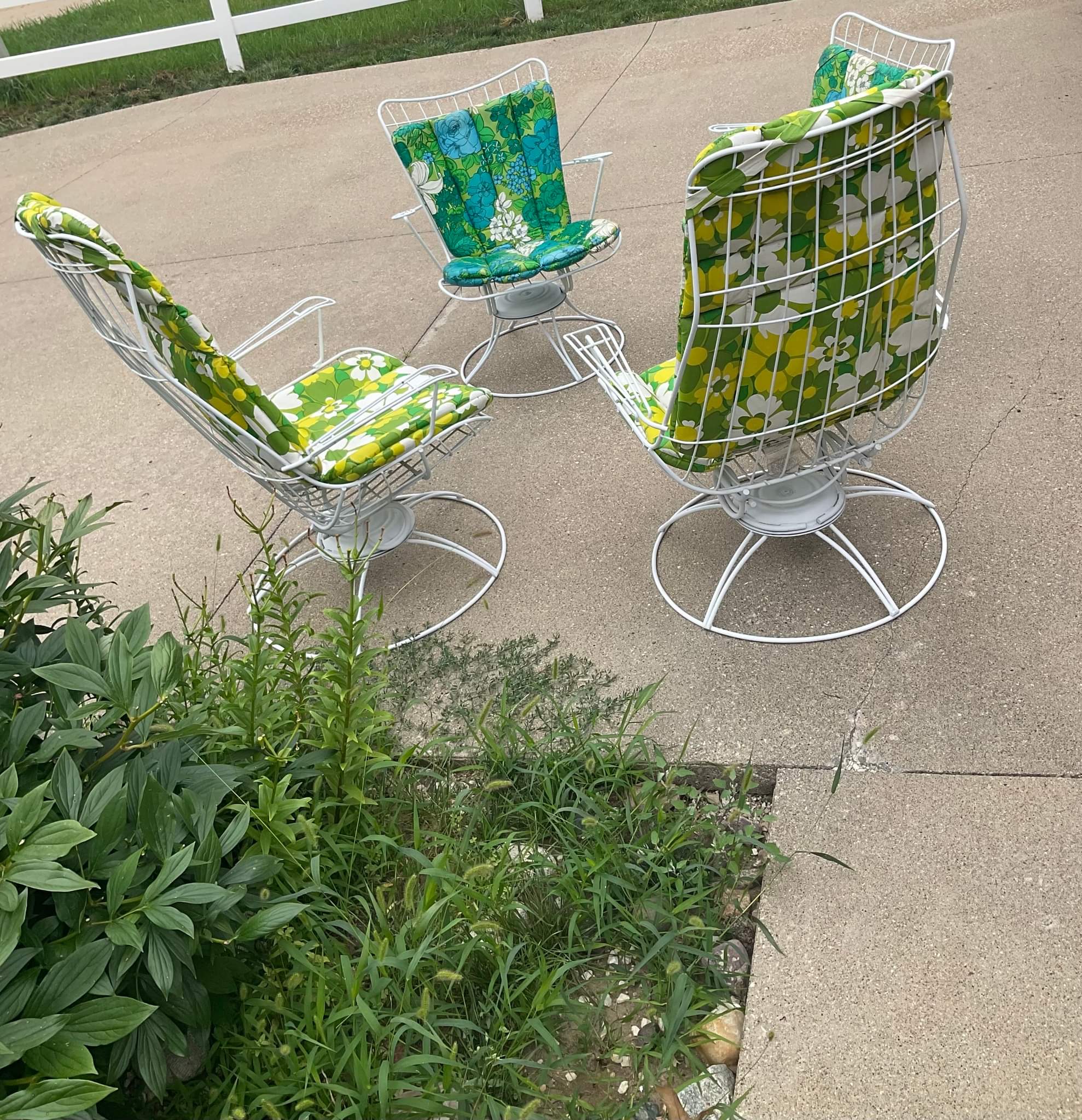 Homecrest Patio Furniture With Original Cushions, 6 Pieces Outdoor