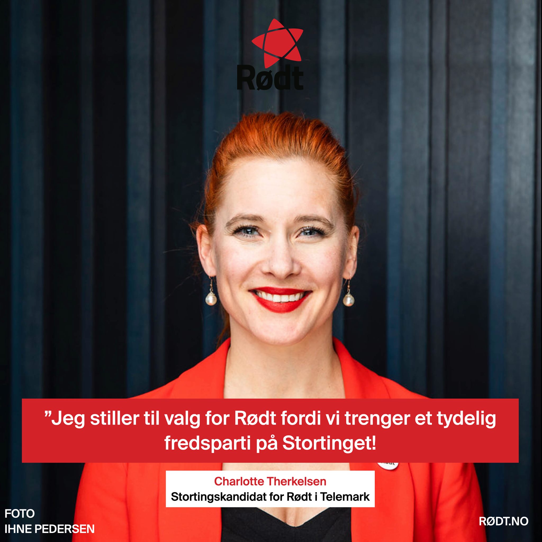 Rødt Kragerø - Hils på Telemarks 2. Kandidat; Charlotte Therkelsen ...