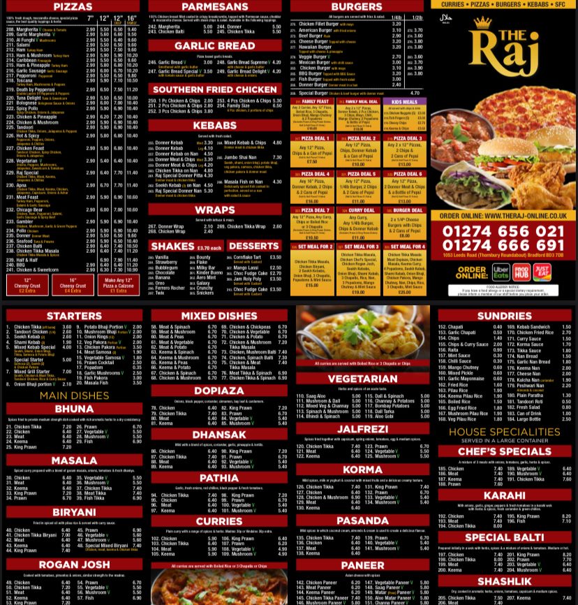 The Raj Takeaway | Bradford