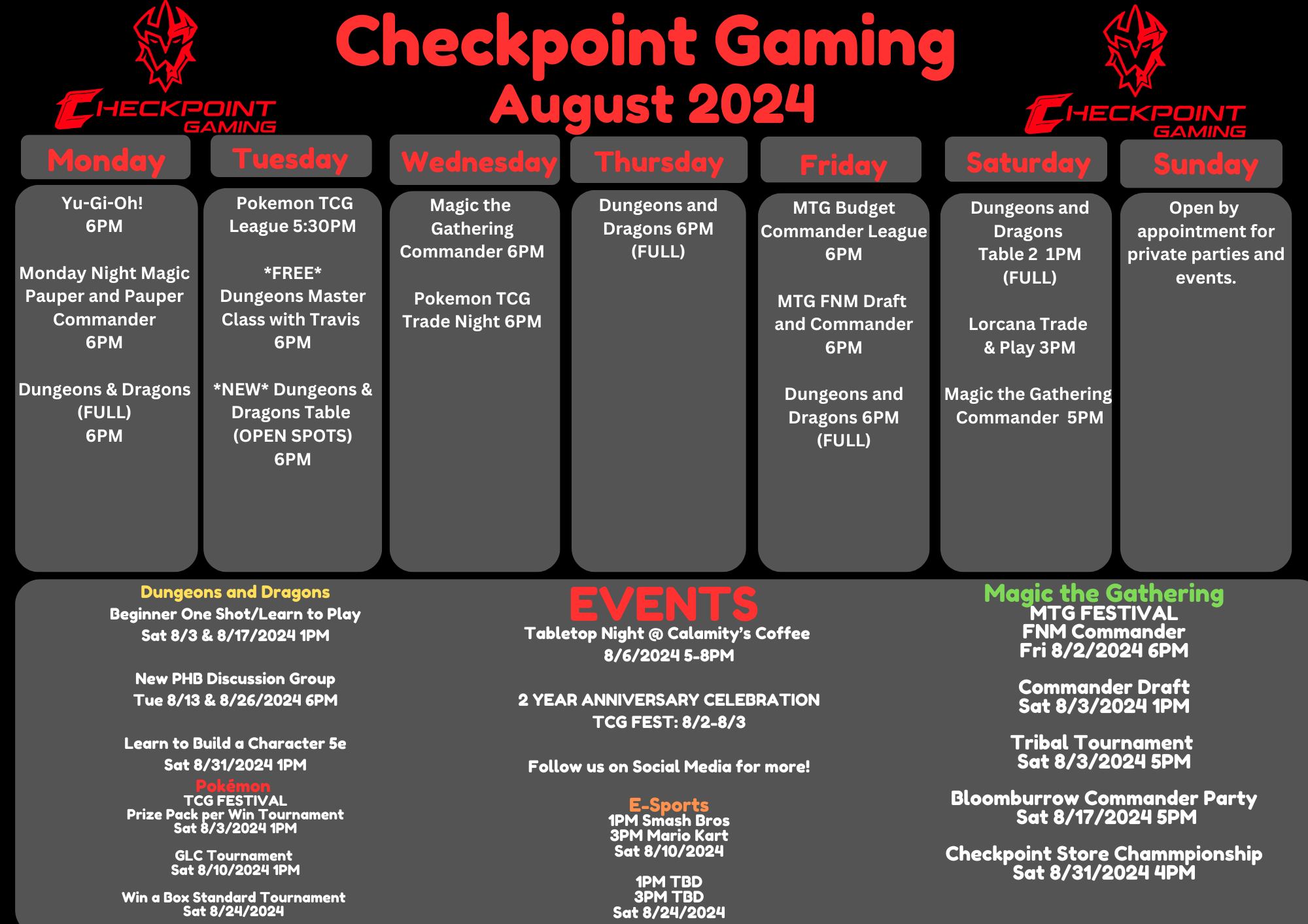 🎉 Let’s celebrate the end of summer in... - Checkpoint Gaming