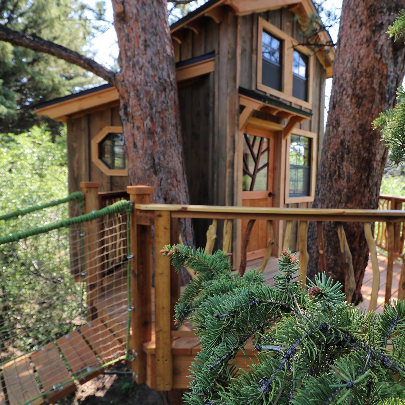 Great week at the O’Winter treehouse getting all these platforms and ...