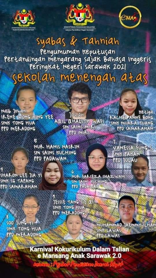 Syabas dan... - SMK Sungai Tapang Official Information Page | Facebook