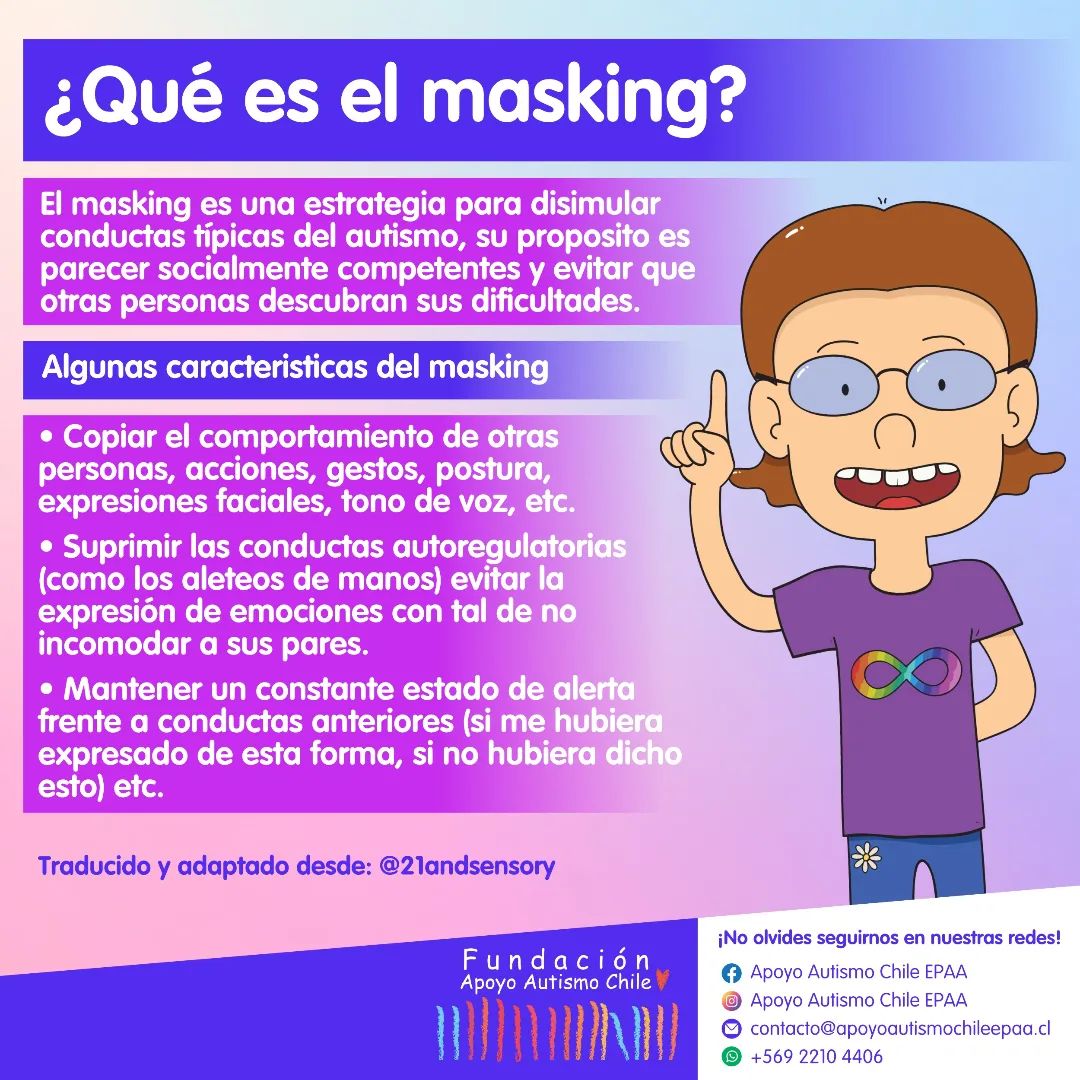 ¿Qué es el masking? ♾... - Fundación Apoyo Autismo Chile Epaa