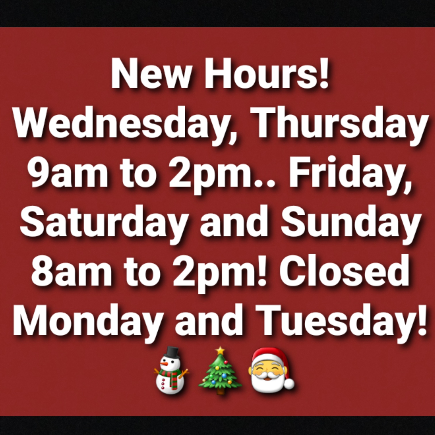 New hours for the Christmas Morning Cafe - Frankfort Avenue | Facebook