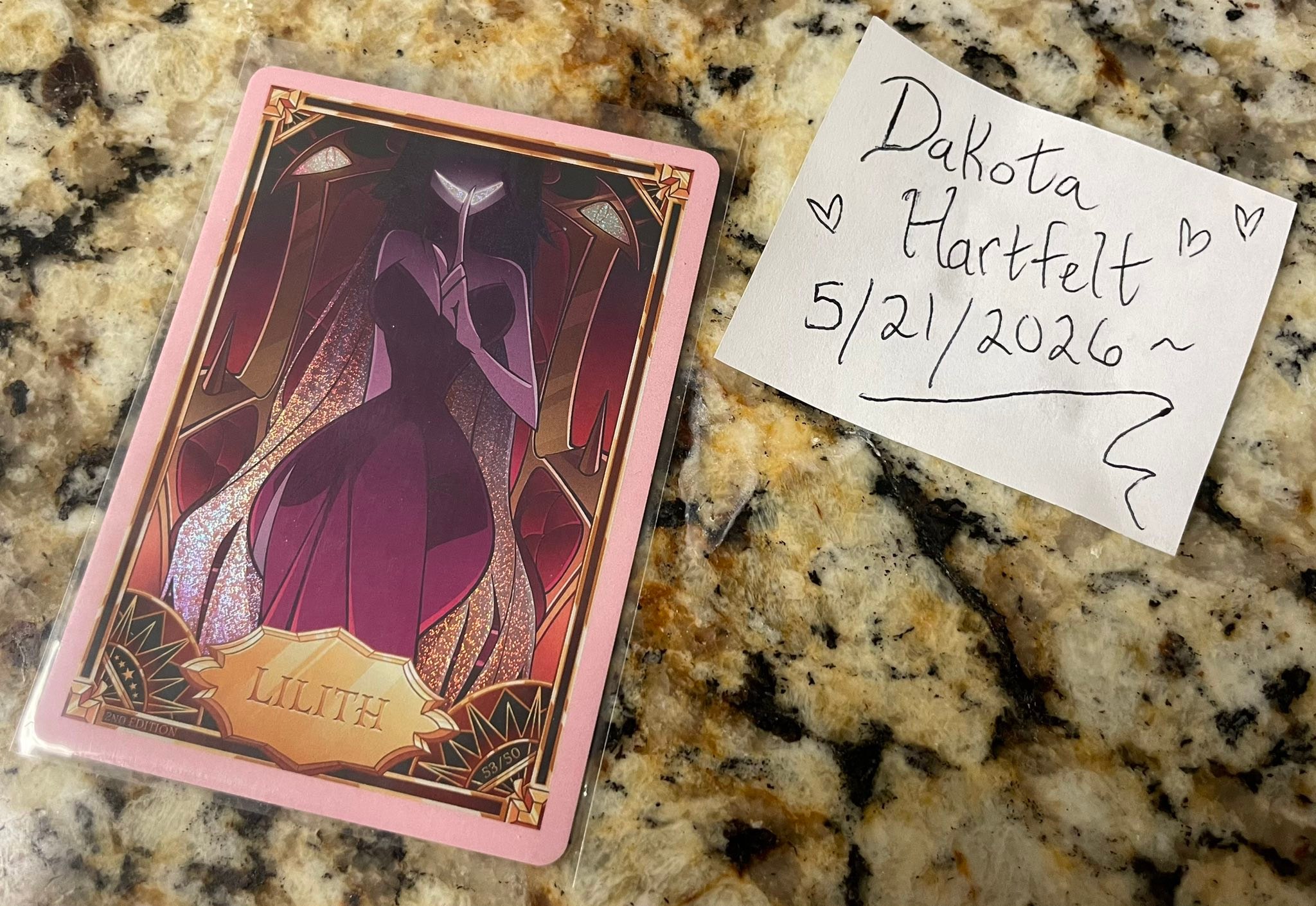 Secret Rare Lilith trading card for sale or trade