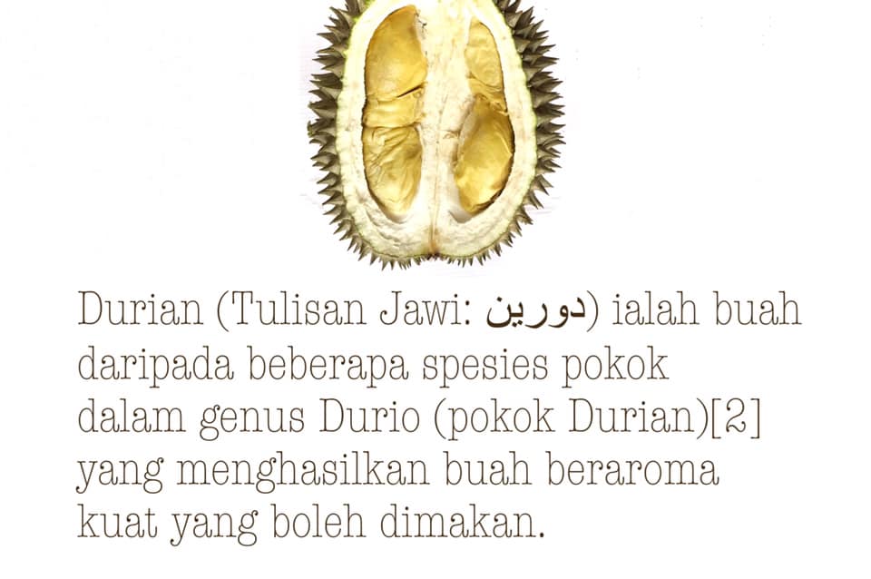 Kulim Durian Durian Tulisan Jawi دورين Ialah Buah Facebook