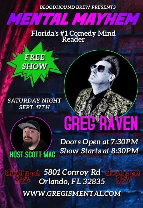Mentalist Greg Raven