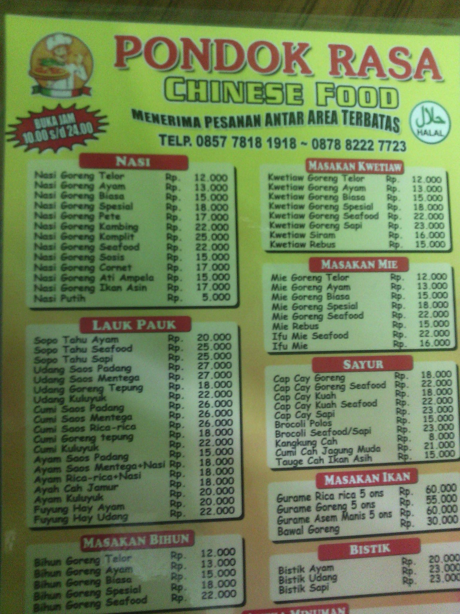Pondok rasa