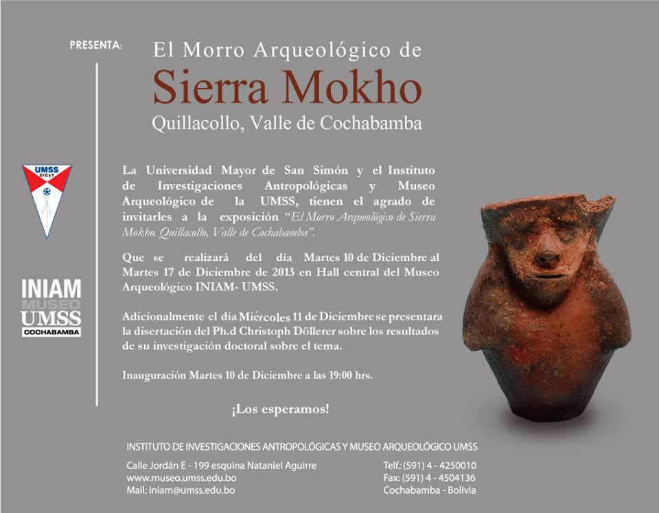 Último día de la... - INIAM Museo Arqueológico UMSS