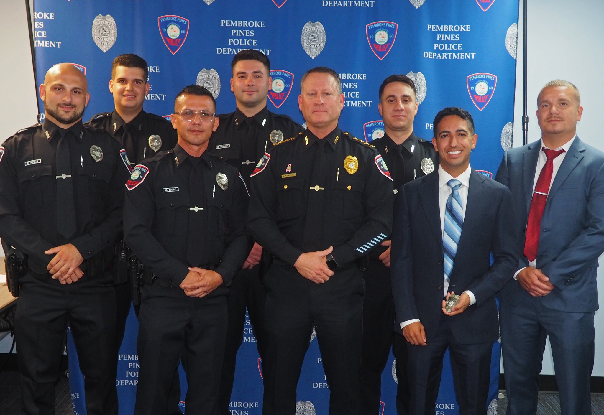 Pembroke - Please join us as we welcome seven new officers to our ...