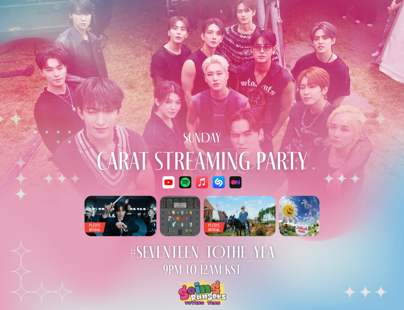 SCHEDULE] CARATs, the THE8 X VERNON 'V8' Listening Party on