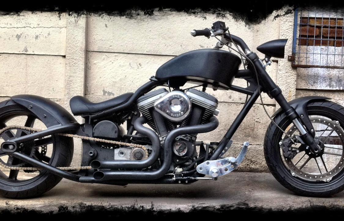 I just got this Beautiful 2006 @westcoastchoppers El Diablo Rigid