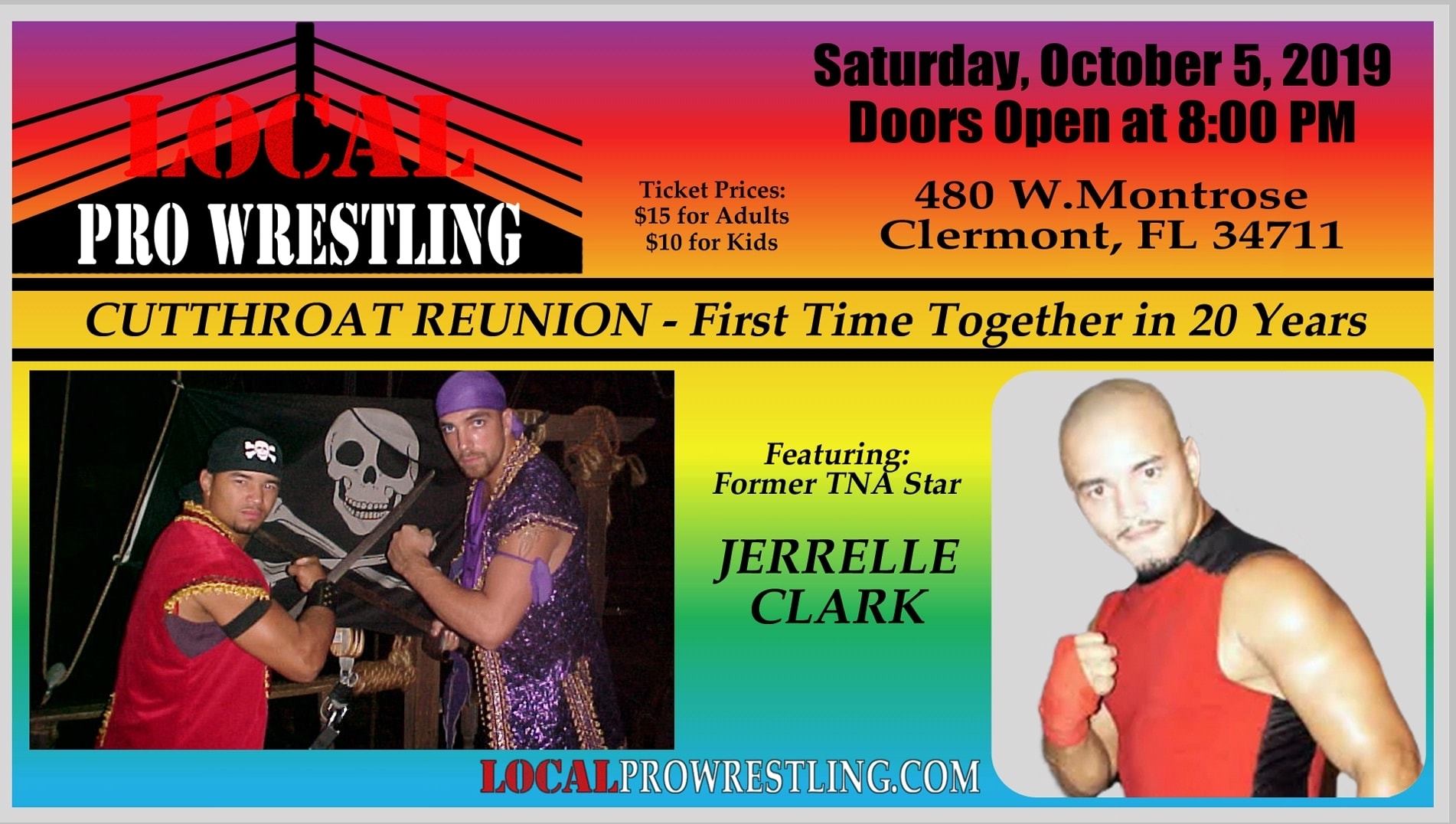 Bonez and Mr. 630 reunite at Fightfest 2019 on October 5th