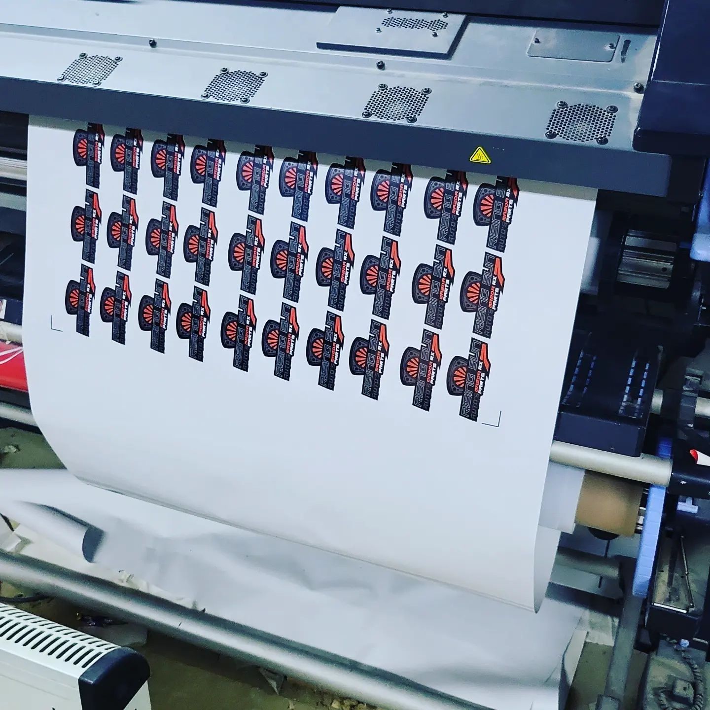 Part 1 of 1000 stickers were... - Kent graphic services