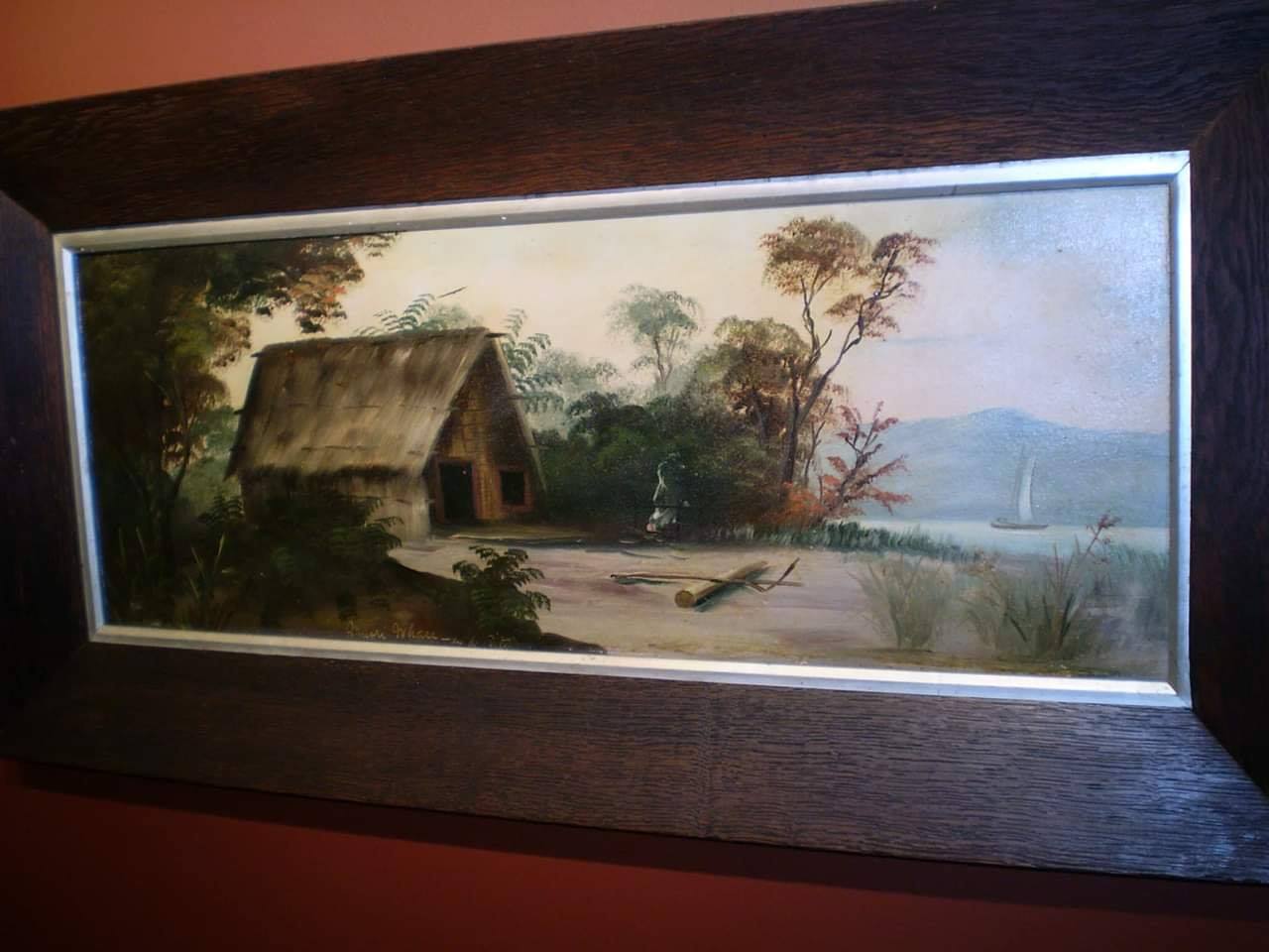 Early New Zealand Artist De Ritz Paintings
