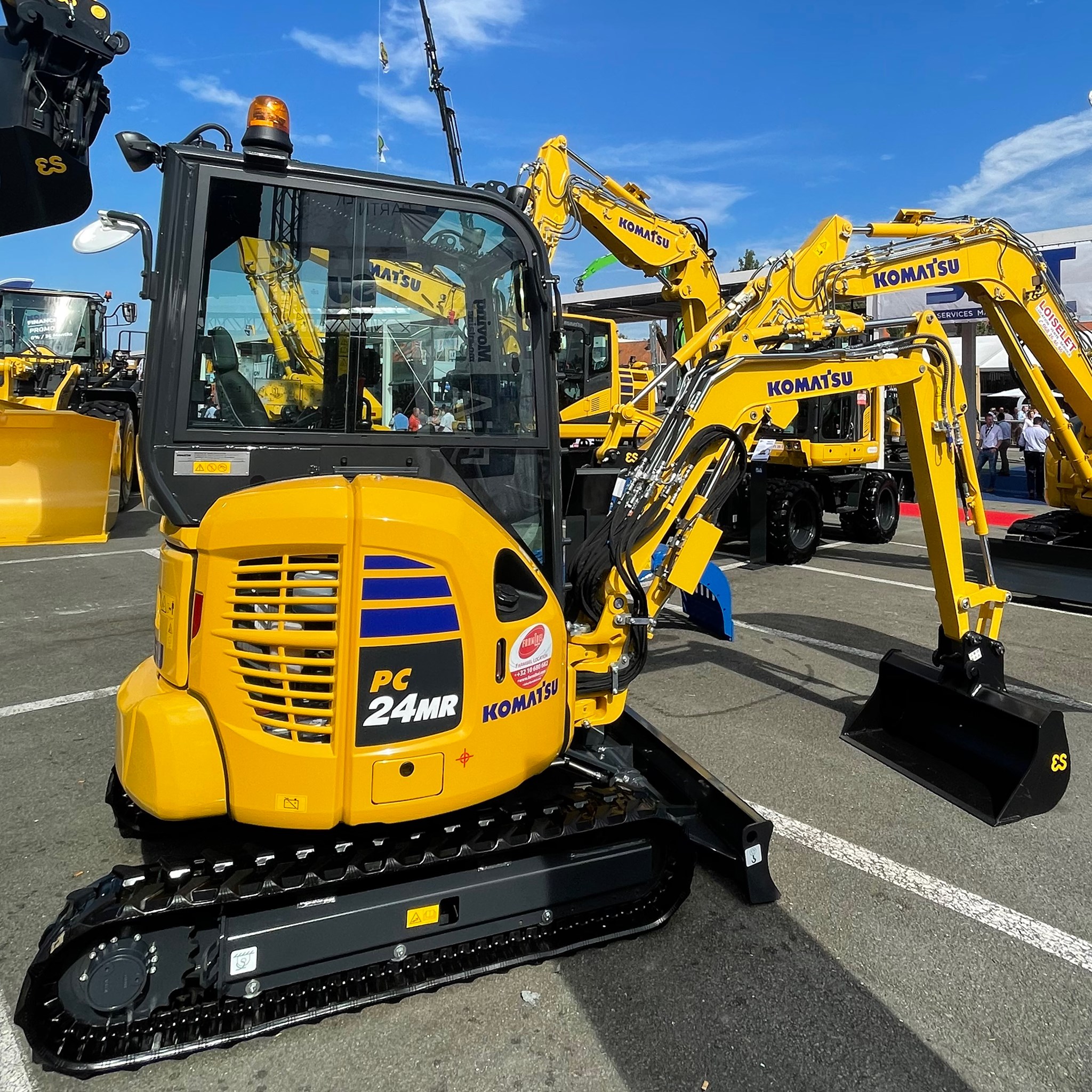 Komatsu Europe - The PC24MR-5 mini excavator #Komatsu distributor BIA ...
