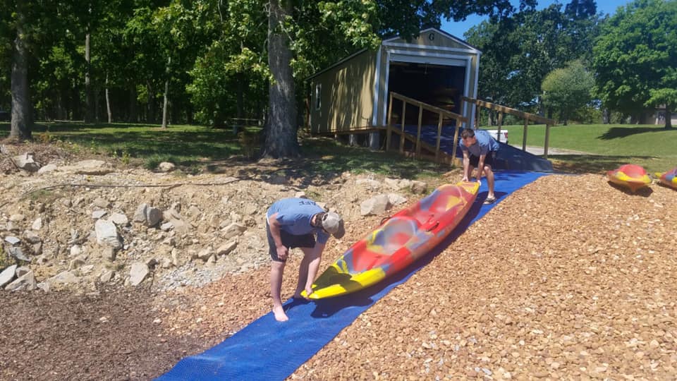 Our Kayak rental shop is now... Paris Landing State Park
