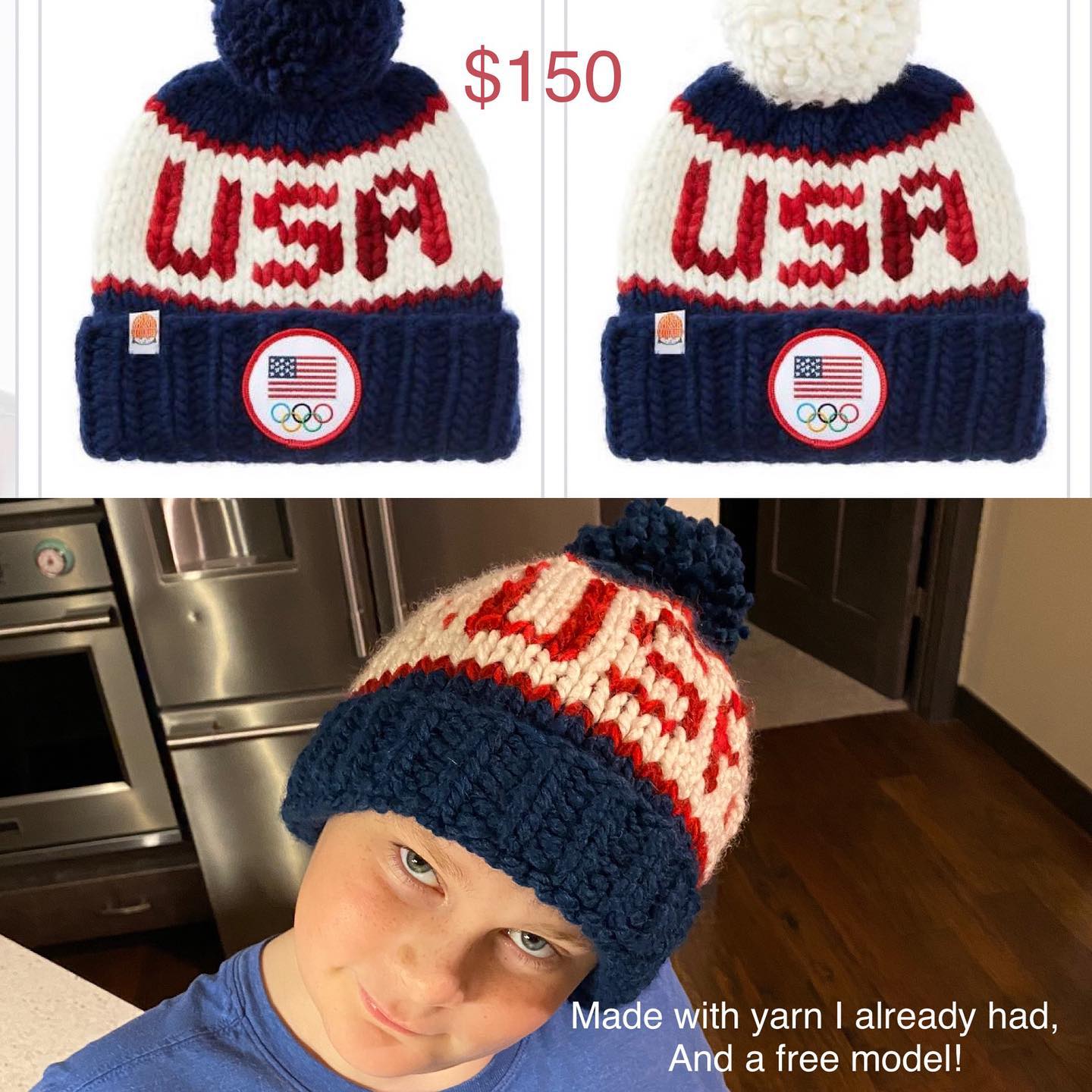 🥇 All dressed up and ready to watch the Olympics! This 