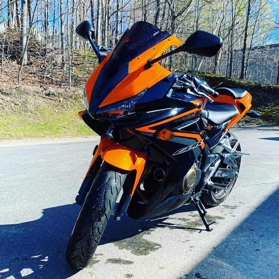New rider shares 2024 CBR500R cherry blossoms ride