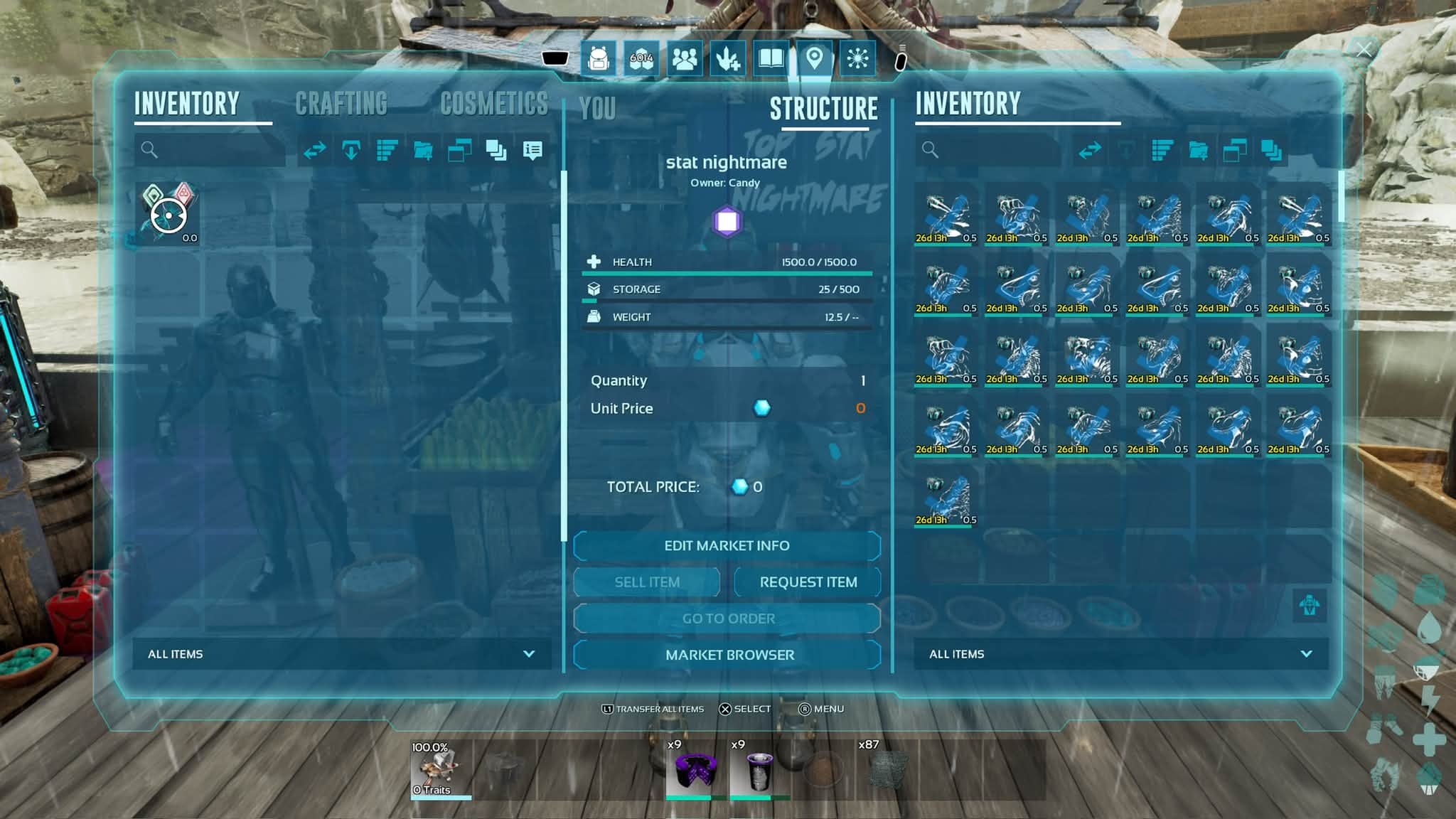 Hexagon shop items for sale in Ark Survival