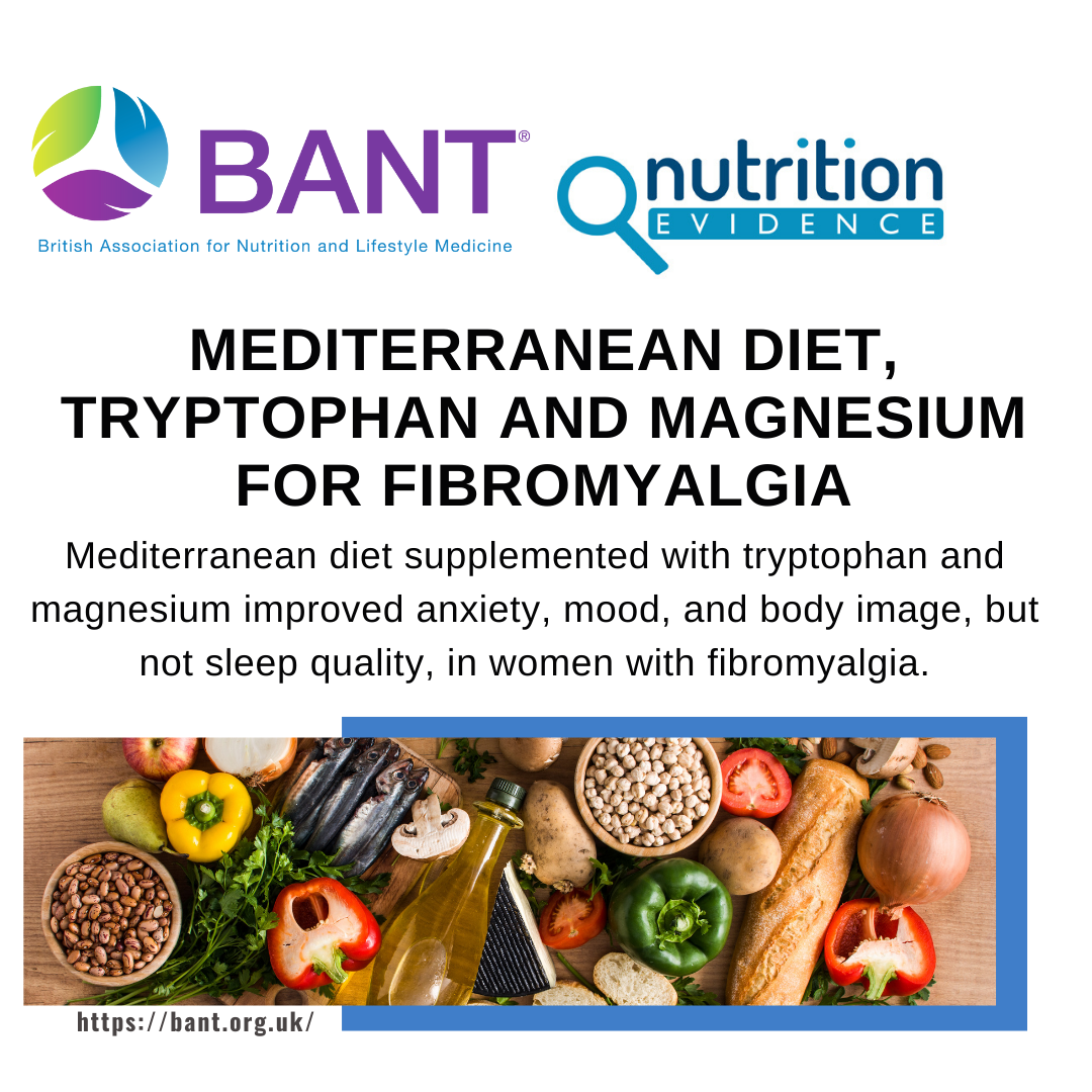 Mediterranean diet, tryptophan and magnesium for fibromyalgia This ...